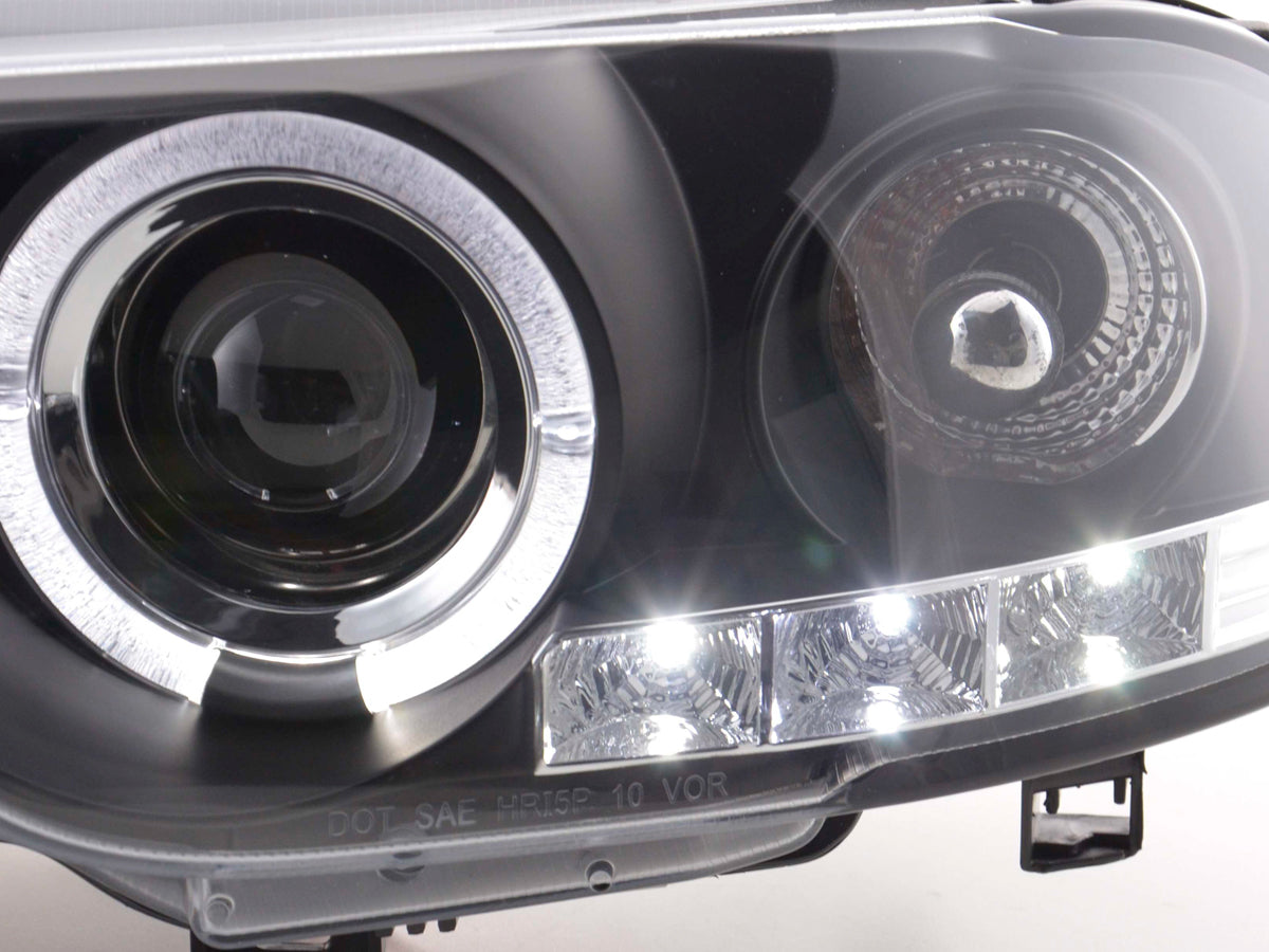 Scheinwerfer Set BMW 3er E46 Coupe/Cabrio 98-02 schwarz Scheinwerfer Set BMW 3er E46 Coupe/Cabrio 98-02 schwarz
